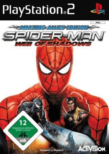 Spiderman box art for Playstation 2